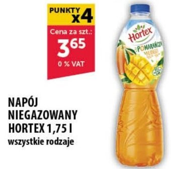 Eurocash NAPÓJ NIEGAZOWANY HORTEX 1,75 I oferta