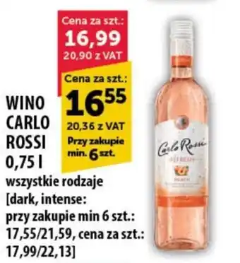 Eurocash WINO CARLO ROSSI 750 ml oferta