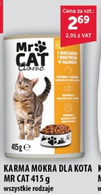 Eurocash KARMA MOKRA DLA KOTA MR CAT 415 g oferta