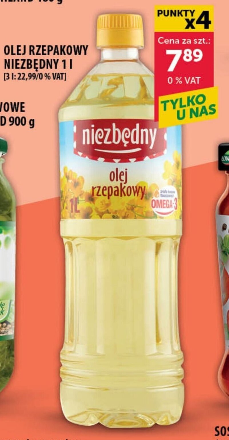 Eurocash OLEJ RZEPAKOWY NIEZBĘDNY 1 I oferta