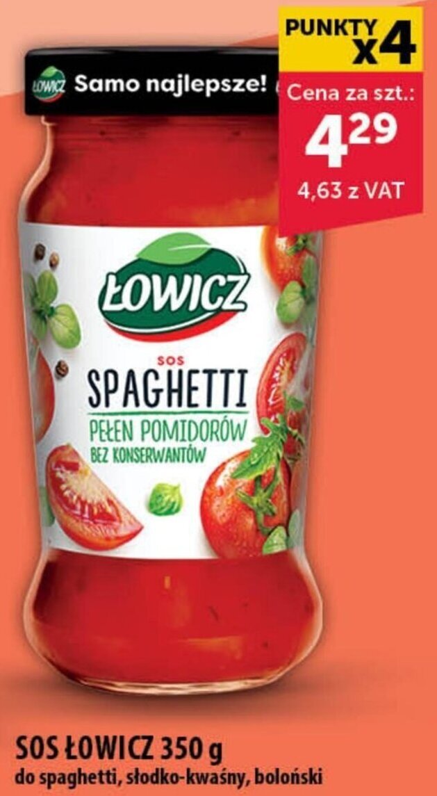 Eurocash SOS ŁOWICZ 350 g oferta