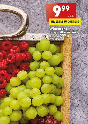 Biedronka Winogrono bezpestkowe mix, opak. 500 g oferta
