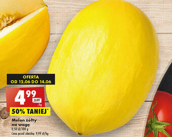 Biedronka Melon żółty na wagę 1 kg oferta