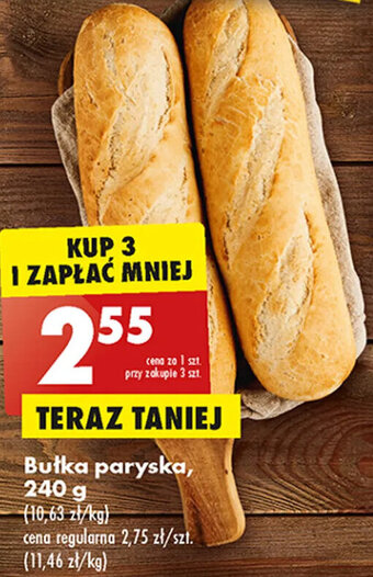 Biedronka Bułka paryska, 240 g oferta