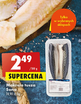 Biedronka Makrela tusza Sona 100 g oferta