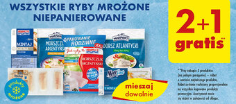 Biedronka WSZYSTKIE RYBY MROŻONE NIEPANIEROWANE oferta