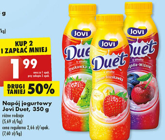 Biedronka Napój jogurtowy Jovi Duet, 350 g oferta