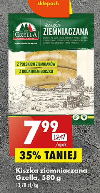 Biedronka Kiszka ziemniaczana Gzella, 580 g oferta