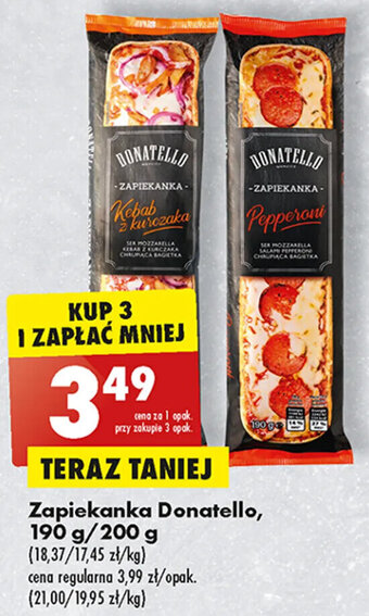 Biedronka Zapiekanka Donatello, 190 g/200 g oferta