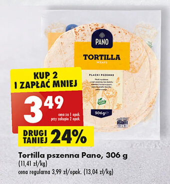 Tortilla pszenna Pano, 306 g