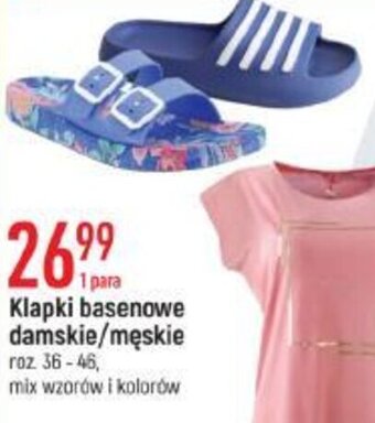 E.Leclerc Klapki basenowe damskie/męskie roz. 36-46 oferta
