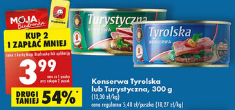 Biedronka Konserwa Tyrolska lub Turystyczna, 300 g oferta