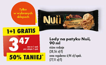 Biedronka Lody na patyku Nuii, 90 ml oferta