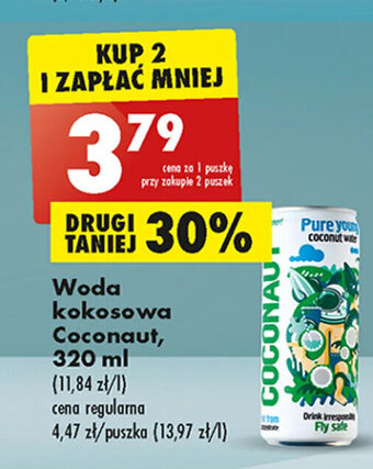 Biedronka Woda kokosowa Coconaut, 320 ml oferta