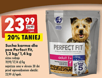 Biedronka Sucha karma dla psa Perfect Fit, 1,2 kg/1,4 kg oferta