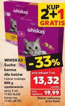 Kaufland Karma dla kota z kurczakiem whiskas oferta