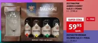 Auchan Piwo lager + pils dunkel marcowe browar sulewski oferta