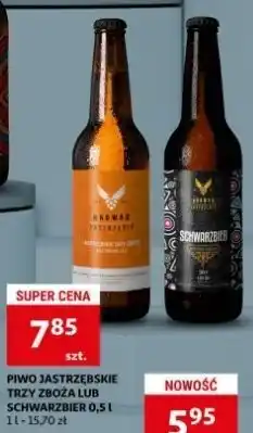 Auchan Piwo browar jastrzębie schwarzbier oferta