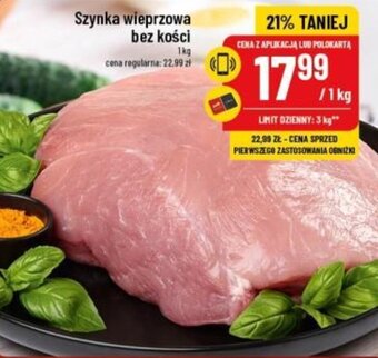 Polomarket Szynka wieprzowa bez kości 1 kg oferta