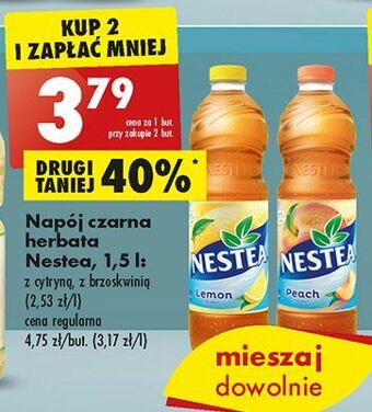 Biedronka Herbata mrożona peach nestea oferta
