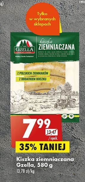 Biedronka Kiszka ziemniaczana gzella oferta