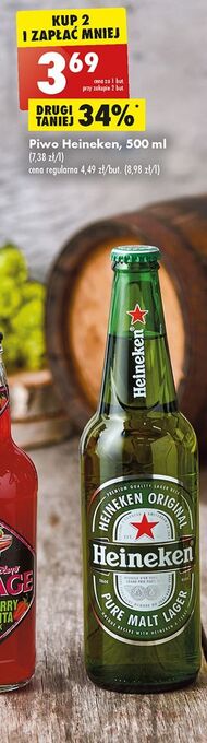 Biedronka Piwo heineken oferta