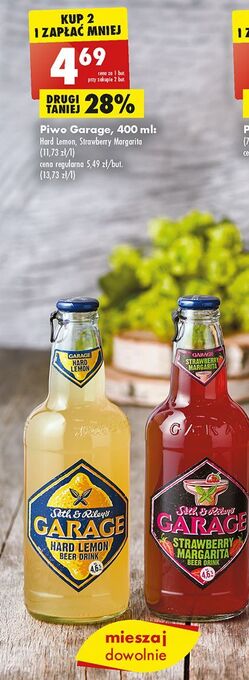 Biedronka Piwo garage hard lemonade oferta