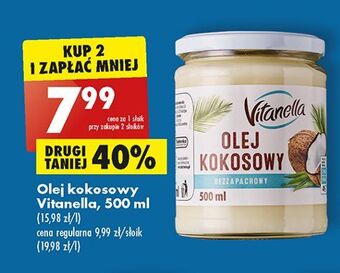 Biedronka Olej kokosowy vitanella oferta