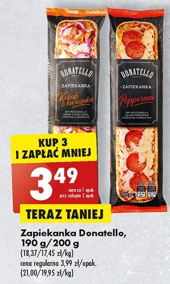 Zapiekanka kebab z kurczaka donatello