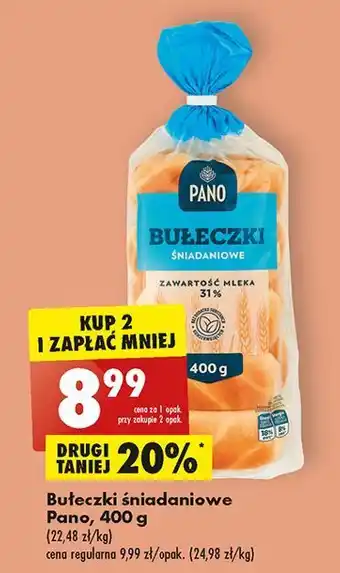 Biedronka Bułeczki śniadaniowe pano oferta