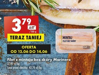 Biedronka Mintaj filet bez skóry marinero oferta