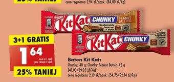 Biedronka Baton kitkat chunky oferta