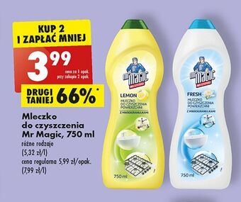 Biedronka Mleczko do czyszczenia lemon mr magic oferta