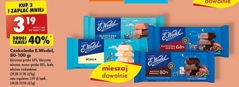 Biedronka Czekolada gorzka klasyczna 64% e. wedel oferta