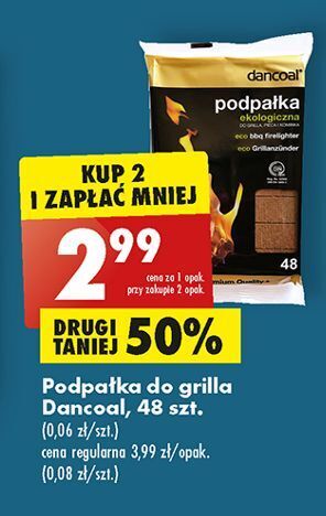 Biedronka Podpałka ekologiczna dancoal oferta