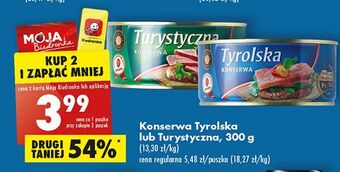 Biedronka Konserwa tyrolska nasze smaki oferta