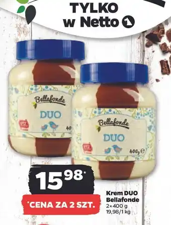 Netto Krem do smarowania duo spread bellafonde oferta