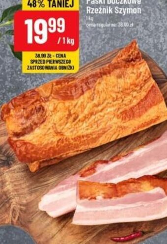 Polomarket Paski boczkowe Rzeźnik Szymon 1 kg oferta