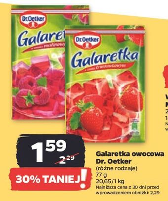 Netto Galaretka truskawkowa dr. oetker oferta