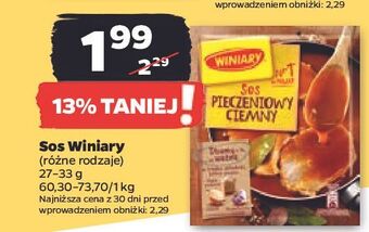 Netto Sos pieczeniowy ciemny winiary oferta