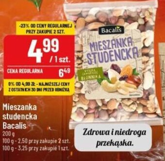 Polomarket Mieszanka studencka Bacalis 200 g oferta