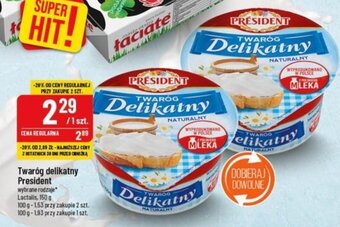 Polomarket Twaróg delikatny President Lactalis, 150 g oferta