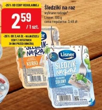 Polomarket Śledziki na raz Lisner, 100 g oferta