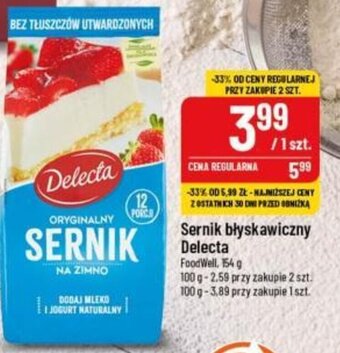 Polomarket Sernik błyskawiczny Delecta FoodWell, 154 g oferta