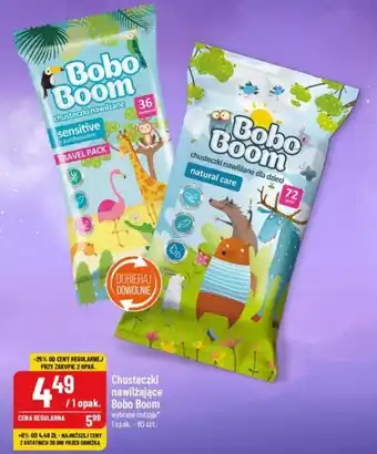 Polomarket chusteczki nawilżające Bobo Boom 80 szt./opak. oferta