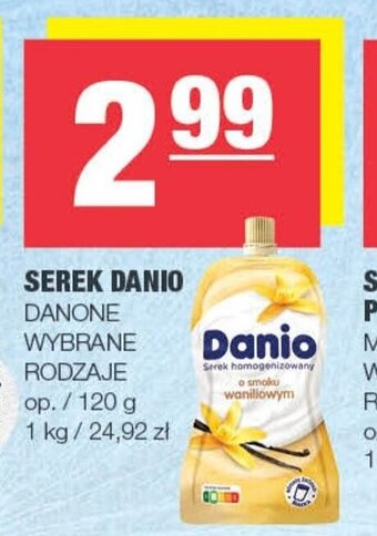 Spar Danone Serek danio 120g oferta