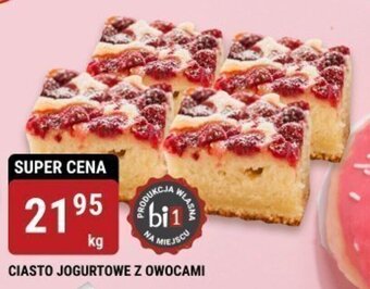 bi1 CIASTO JOGURTOWE Z OWOCAMI 1kg oferta