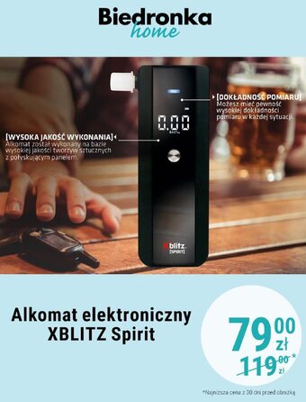 Alkomat elektroniczny XBLITZ Spirit
