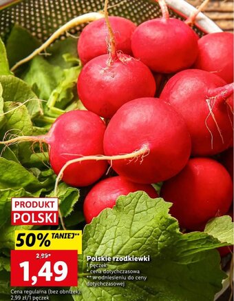 Lidl Polskie rzodkiewki, 1 pęczek oferta