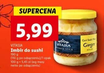 Lidl Imbir do sushi 190 g oferta